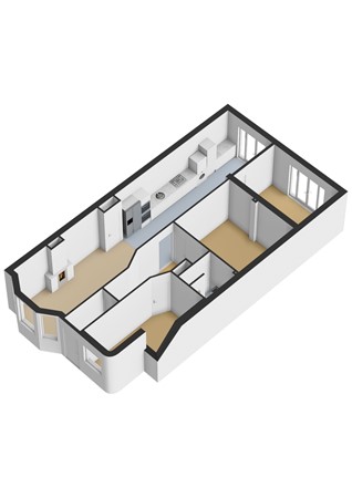 Floorplan - Harderwijkstraat 42, 2573 ZM Den Haag